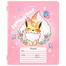 Тетрадь 12 л. BRAUBERG клетка, обложка картон, МИКС-4, 107276