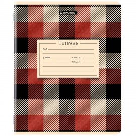 Тетрадь 12 л. BRAUBERG линия, обложка картон, CLASSIC TEXTURE, 107284