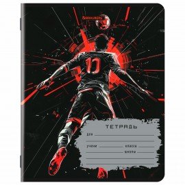 Тетрадь 18 л. BRAUBERG, клетка, обложка картон, MEN'S SPORT, 107294