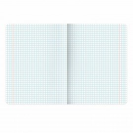 Тетрадь 18 л. BRAUBERG, клетка, обложка картон, ГРАНАТ, 107296