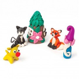 Пластилин классический "МОНСТРИКИ", 12 цв., 240г, СТЕК, ВЫСШЕЕ КАЧЕСТВО, BRAUBERG, 107356