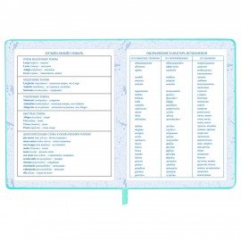 Дневник для музыкальной школы 48л, обложка кожзам твердая, фольга, BRAUBERG, мятный, КОТИК, 107367