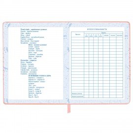 Дневник для музыкальной школы 48л, обложка кожзам твердая, фольга, BRAUBERG, розовый, НОТКИ, 107368