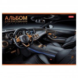 Альбом д/рис. А4 48л., скоба, обложка картон, HATBER, 205х290мм, Autotravel, 48А4В
