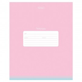 Тетрадь обложка пластик, 18л. клетка, HATBER, PROстиль Для девочек (микс в спайке), 090448, 18Т5В1пл