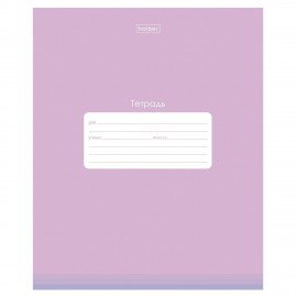 Тетрадь обложка пластик, 18л. клетка, HATBER, PROстиль Для девочек (микс в спайке), 090448, 18Т5В1пл