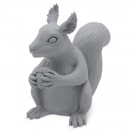 Пластилин скульптурный ТВЕРДЫЙ СЕРЫЙ "Секреты художника", 1 кг, BRAUBERG ART, 107489