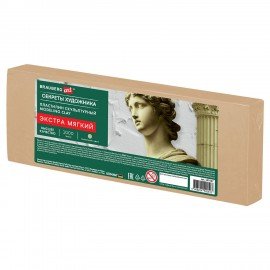 Пластилин скульптурный ЭКСТРА МЯГКИЙ ТЕЛЕСНЫЙ "Секреты художника", 1 кг, BRAUBERG ART, 107507