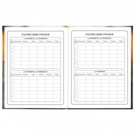 Дневник 1-4 класс 48л, твердый, ЮНЛАНДИЯ, глянцевая ламинация, с подсказом, Котёнок, 107581