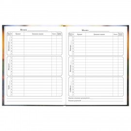 Дневник 1-4 класс 48л, твердый, ЮНЛАНДИЯ, глянцевая ламинация, с подсказом, Котёнок, 107581