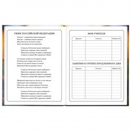 Дневник 1-4 класс 48л, твердый, ЮНЛАНДИЯ, глянцевая ламинация, с подсказом, Котёнок, 107581