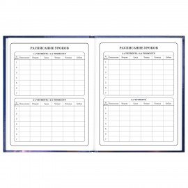 Дневник 1-4 класс 48л, твердый, ЮНЛАНДИЯ, глянцевая ламинация, с подсказом, Принцесса, 107582