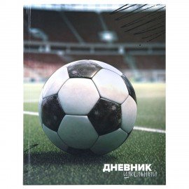 Дневник 1-4 класс 48л, твердый, ЮНЛАНДИЯ, глянцевая ламинация, с подсказом, Футбол, 107583