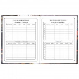 Дневник 1-4 класс 48л, твердый, ЮНЛАНДИЯ, глянцевая ламинация, с подсказом, Авто, 107584