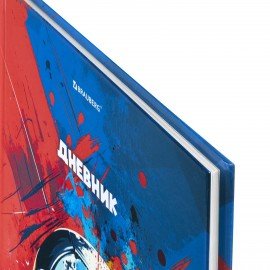 Дневник 1-4 класс 48л, твердый, BRAUBERG, глянцевая ламинация, с подсказом, Футбол, 107585