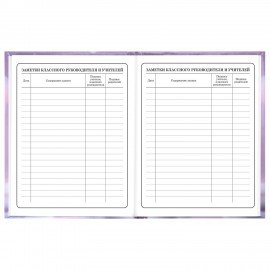 Дневник 1-4 класс 48л, твердый, BRAUBERG, глянцевая ламинация, с подсказом, Единорог, 107588