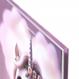 Дневник 1-4 класс 48л, твердый, BRAUBERG, глянцевая ламинация, с подсказом, Единорог, 107588