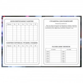 Дневник 1-4 класс 48л, твердый, BRAUBERG, глянцевая ламинация, с подсказом, Милая крольчиха, 107591