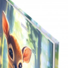 Дневник 1-4 класс 48л, твердый, BRAUBERG, выборочный лак, с подсказом, Оленёнок, 107595