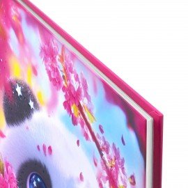 Дневник 1-4 класс 48л, твердый, ЮНЛАНДИЯ, выборочный лак, с подсказом, Панда, 107597