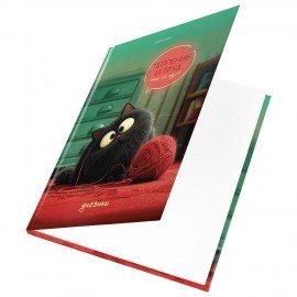 Дневник 1-11 класс 40л, твердый, BRAUBERG, глянцевая ламинация, Пушистый хулиган, 107599