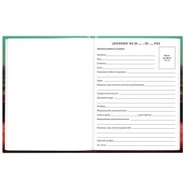 Дневник 1-11 класс 40л, твердый, BRAUBERG, глянцевая ламинация, Пушистый хулиган, 107599