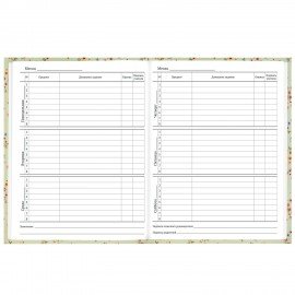 Дневник 1-11 класс 40л, твердый, BRAUBERG, матовая ламинация, Blossom, 107603