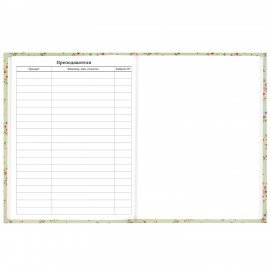 Дневник 1-11 класс 40л, твердый, BRAUBERG, матовая ламинация, Blossom, 107603