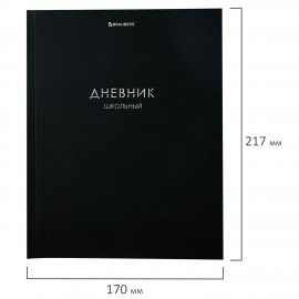 Дневник 1-11 класс 40л, твердый, BRAUBERG, матовая ламинация, Minimal, 107604