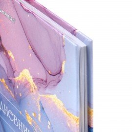 Дневник 1-11 класс 40л, твердый, BRAUBERG, глянцевая ламинация, Мрамор, 107606