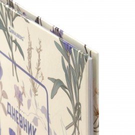 Дневник 1-11 класс 40л, твердый, BRAUBERG, глянцевая ламинация, Flowers, 107608