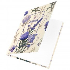 Дневник 1-11 класс 40л, твердый, BRAUBERG, глянцевая ламинация, Flowers, 107608