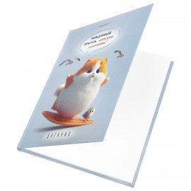 Дневник 5-11 класс 48л, твердый, BRAUBERG, глянцевая ламинация, с подсказом, Пушистый мечтатель, 107609