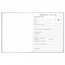 Дневник 5-11 класс 48л, твердый, BRAUBERG, глянцевая ламинация, с подсказом, Пушистый мечтатель, 107609