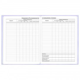 Дневник 5-11 класс 48л, твердый, BRAUBERG, матовая ламинация, с подсказом, Классика, 107610