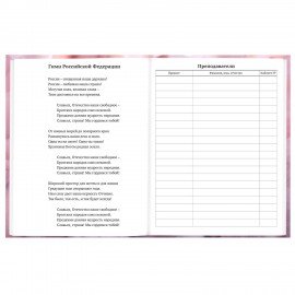 Дневник 5-11 класс 48л, твердый, BRAUBERG, матовая ламинация, с подсказом, Пушистые Сердечки, 107611