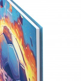 Дневник 5-11 класс 48л, твердый, BRAUBERG, глянцевая ламинация, с подсказом, Футбол, 107613