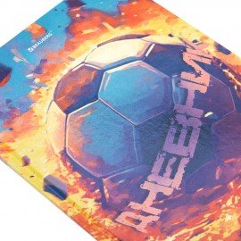 Дневник 5-11 класс 48л, твердый, BRAUBERG, глянцевая ламинация, с подсказом, Футбол, 107613