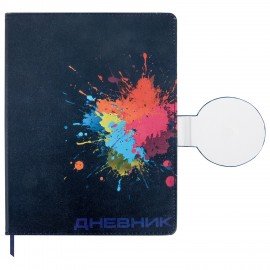 Дневник 1-4 класс 48л, кожзам (твердая), застежка, ЮНЛАНДИЯ, Футбол, 107636