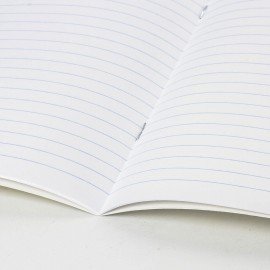 Тетрадь 18л. BRAUBERG КЛАССИКА NEW линия, обложка картон, СИНЯЯ, 107781