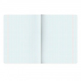 Тетрадь 18л. BRAUBERG клетка, обложка картон, ONE COLOUR, 107783