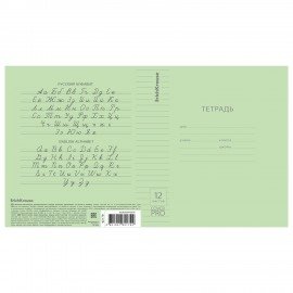 Тетрадь обложка пластик, 12л. линия, ErichKrause КЛАССИКА, CoverPrо fizzy, ЗЕЛЕНАЯ, 62179