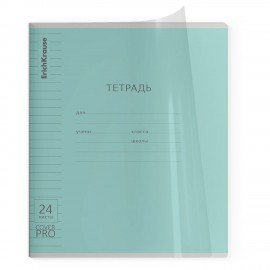 Тетрадь обложка пластик, 24л. линия, ErichKrause КЛАССИКА, CoverPrо fizzy (микс в спайке), 56375