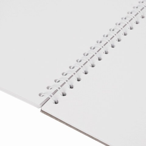 Скетчбук, акварельная белая бумага 200 г/м ГОЗНАК, 297х410 мм, 20 л., гребень, подложка, BRAUBERG ART DEBUT, 110990
