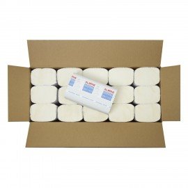 Полотенца бумажные 200 шт., LAIMA (H3) UNIVERSAL WHITE, 1-слойные, белые, КОМПЛЕКТ 15 пачек, 23x20,5, V-сложение, 111342