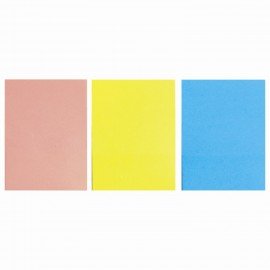 Блоки самоклеящиеся (стикеры) BRAUBERG 38х51 мм, 100 листов, НАБОР 12 штук, 3 неоновых цвета, 111345