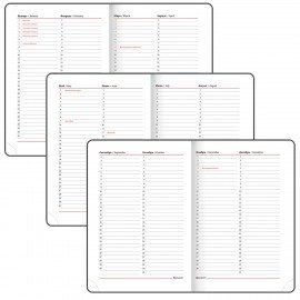 Ежедневник недатированный А5 138x213 мм BRAUBERG "Profile" балакрон, 136 л., мятный, 111660