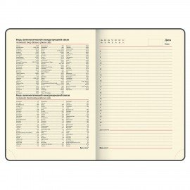 Ежедневник недатированный А5 138х213 мм BRAUBERG "Imperial" под кожу, 160 л., темно-зеленый, 111855