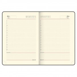 Ежедневник недатированный А5 (138х213 мм) BRAUBERG "Stylish", кожзам, гибкий, 160 л., бирюзовый, 111862