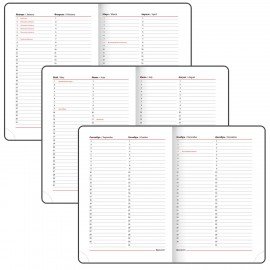 Ежедневник недатированный А5 138x213 мм BRAUBERG "Finest" под кожу, резинка, 136 л., черный, 111869